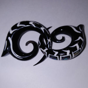 Spiral Tappers: Abalone 2g, 0g, 00g, 7/16 1/2 5/8